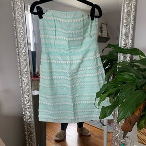 Vineyard Vines Derby Icon Strapless Dress